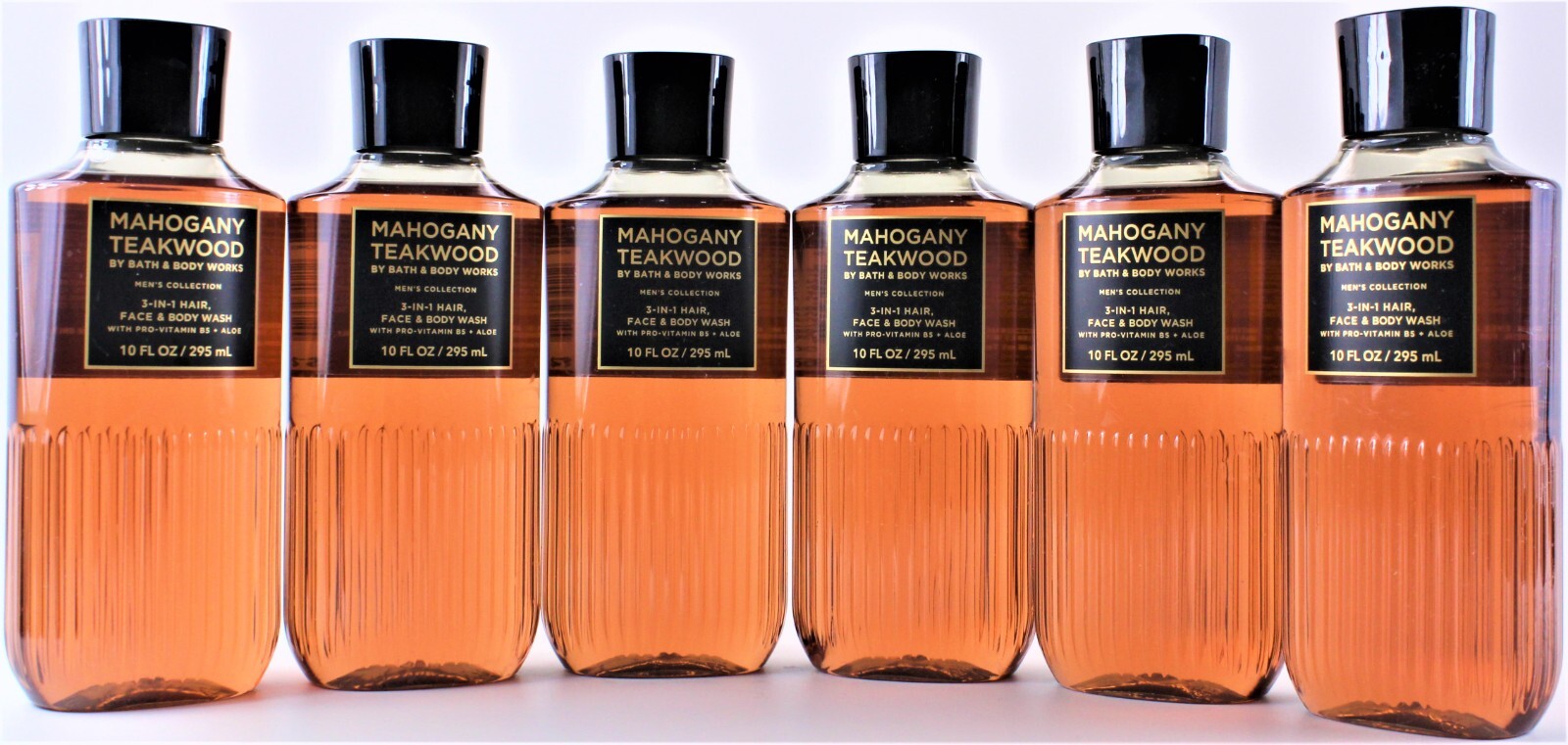 QTY 6 Bath & Body Works Men's MAHOGANY TEAKWOOD 3-1 Hair Face Body Wash Gel 10oz QTY 6 Bath & Body Works Men's MAHOGANY TEAKWOOD 3-1 Hair Face Body Wash Gel 10oz