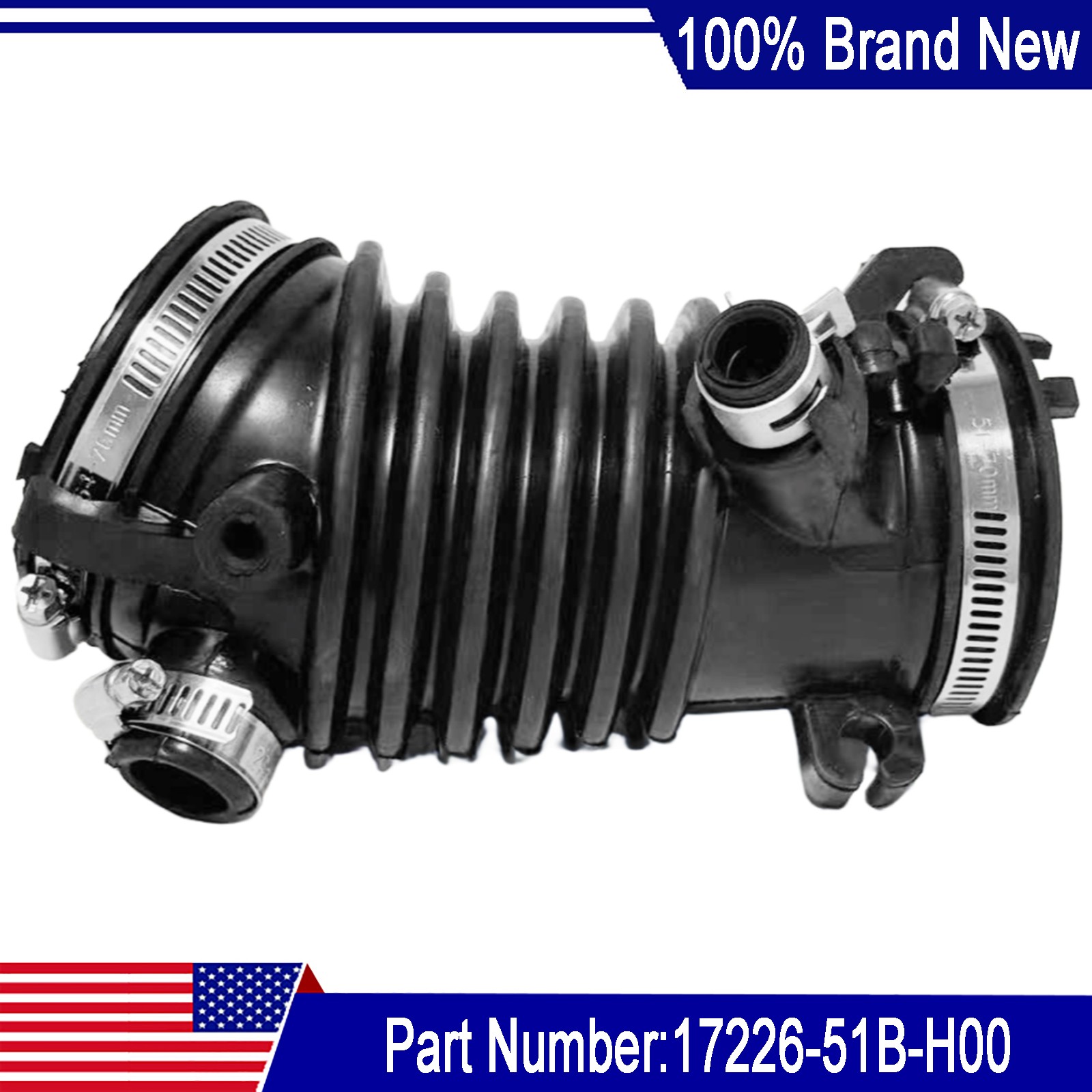 New Air Intake Hose Tube 17226-51B-H00 Fits For Honda HR-V 2016-2022 1.8L US