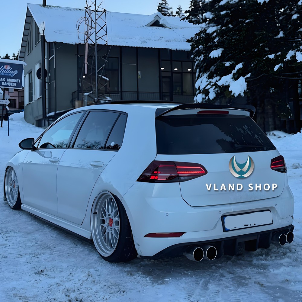 VLAND LED Red Tail Lights For Volkswagen Golf 7 MK7/ MK 7.5 & GTI 2014-2018 2019