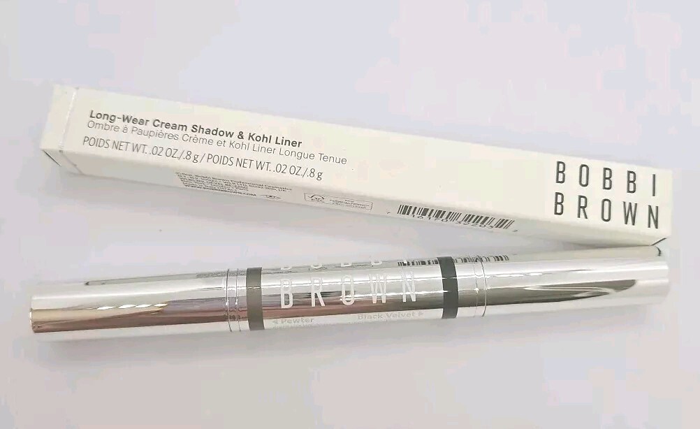 Bobbi Brown Cream Shadow PEWTER & Kohl Eye Liner BLACK. Full Size 2in1 New Boxed Bobbi Brown Cream Shadow PEWTER & Kohl Eye Liner BLACK. Full Size 2in1 New Boxed
