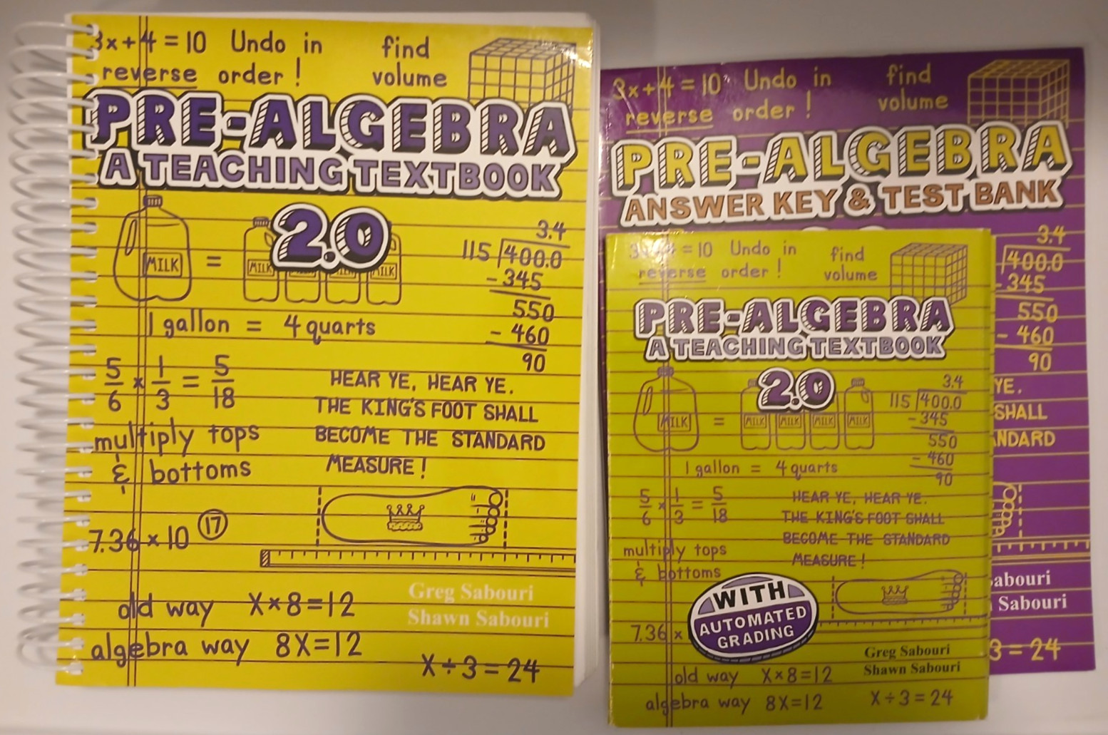 Teaching Textbooks Pre Algebra 2.0 Set Textbook Test Bank and Answers DVDs 3 set Teaching Textbooks Pre Algebra 2.0 Set Textbook Test Bank and Answers DVDs 3 set