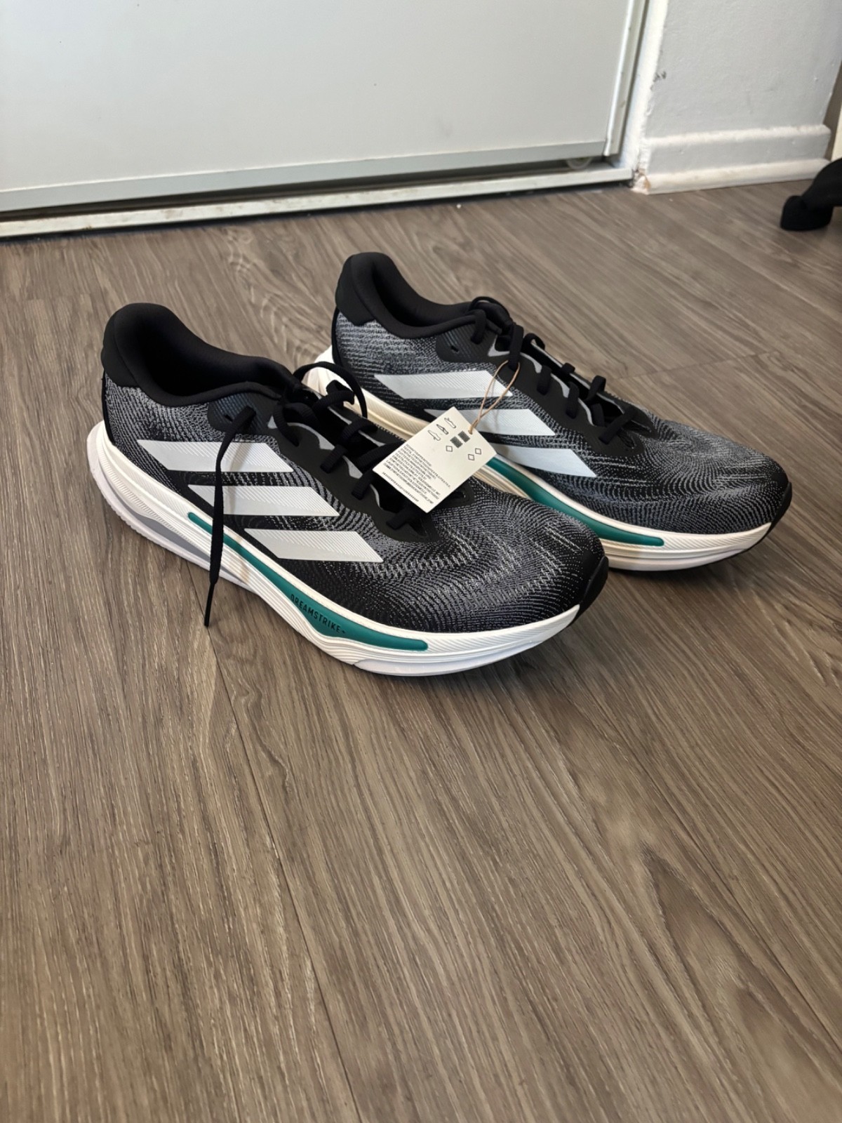Size 12 - adidas Supernova Prima 2 Black White Pure Teal Size 12 - adidas Supernova Prima 2 Black White Pure Teal