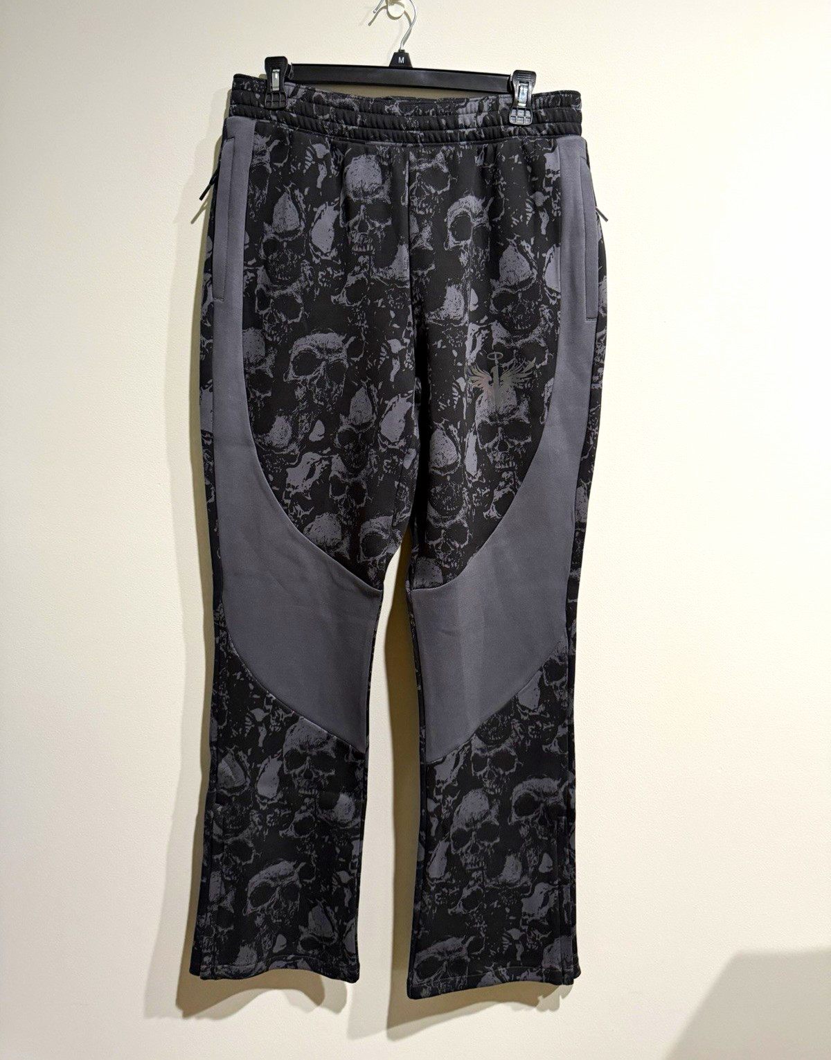 PUMA x La France Skull Print Fleece Sweatpants Drawstring Pockets M PUMA x La France Skull Print Fleece Sweatpants Drawstring Pockets M