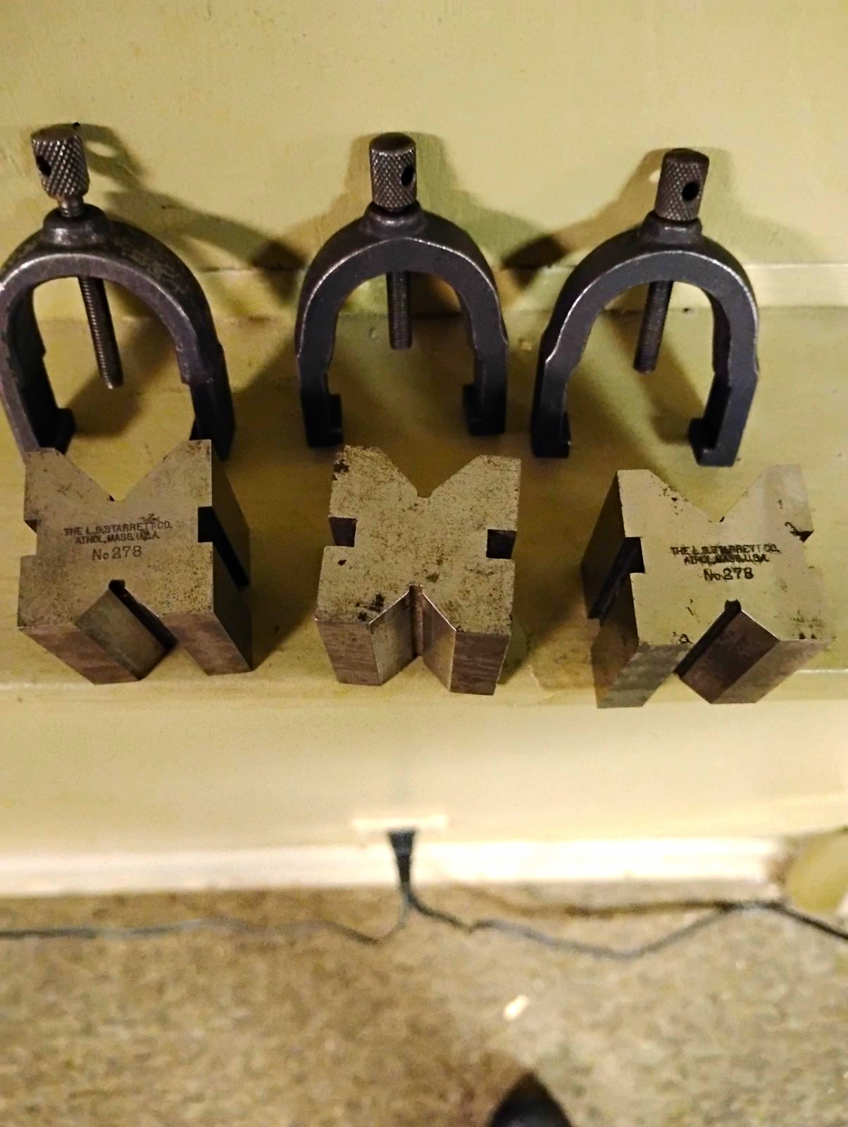 Starrett No. 278 Steel V-Block Clamp, V Block Shape Precision Workholding Starrett No. 278 Steel V-Block Clamp, V Block Shape Precision Workholding