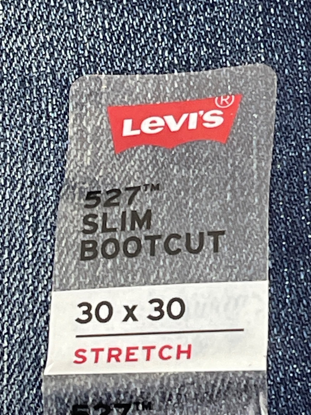 Levi\'s Men\'s 527 Slim Bootcut Stretch Jeans Wave Allusions Dark Wash Choose Size