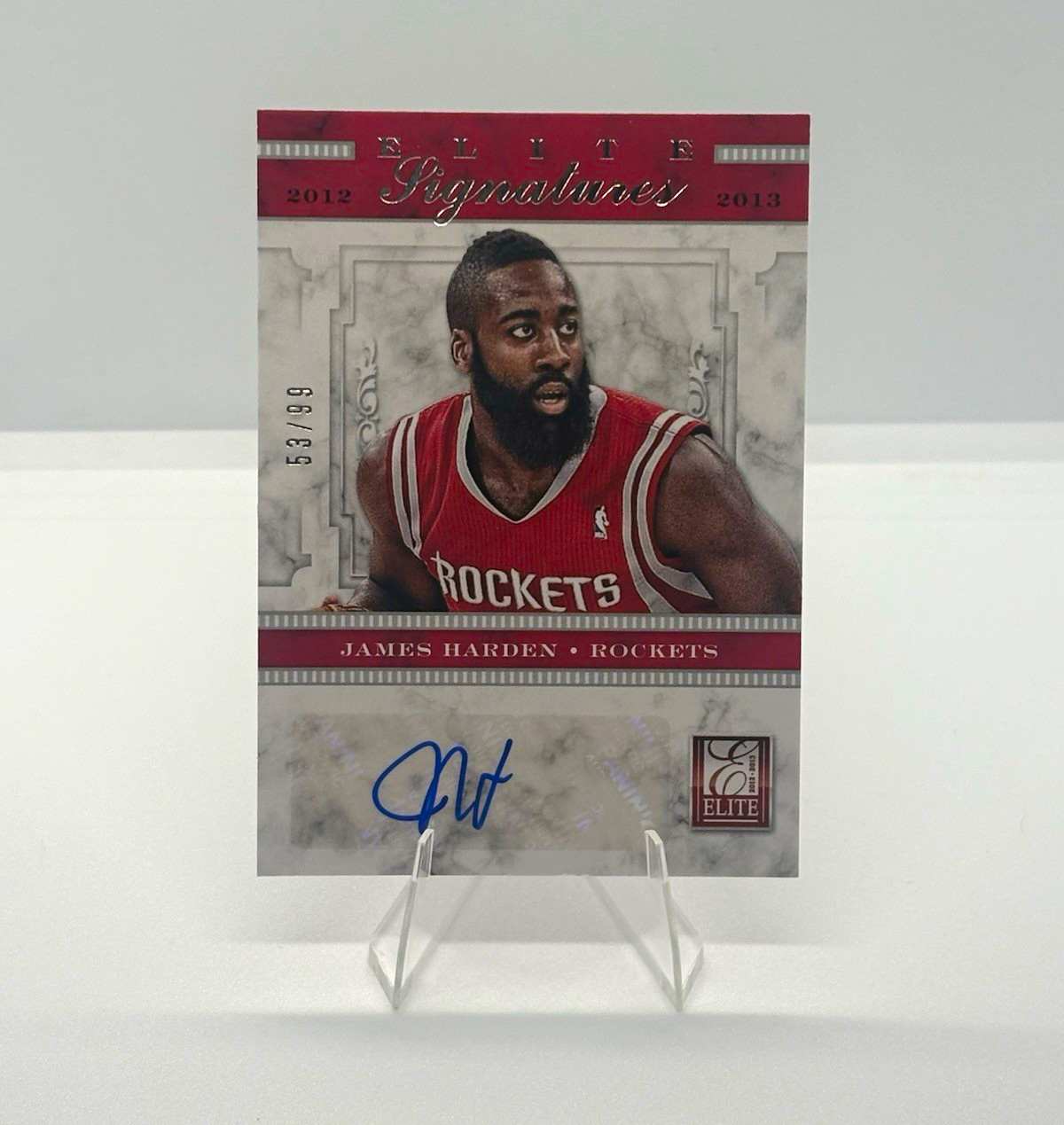 Panini 2012-13 Elite Elite Signatures James Harden Rockets Auto /99 #15
