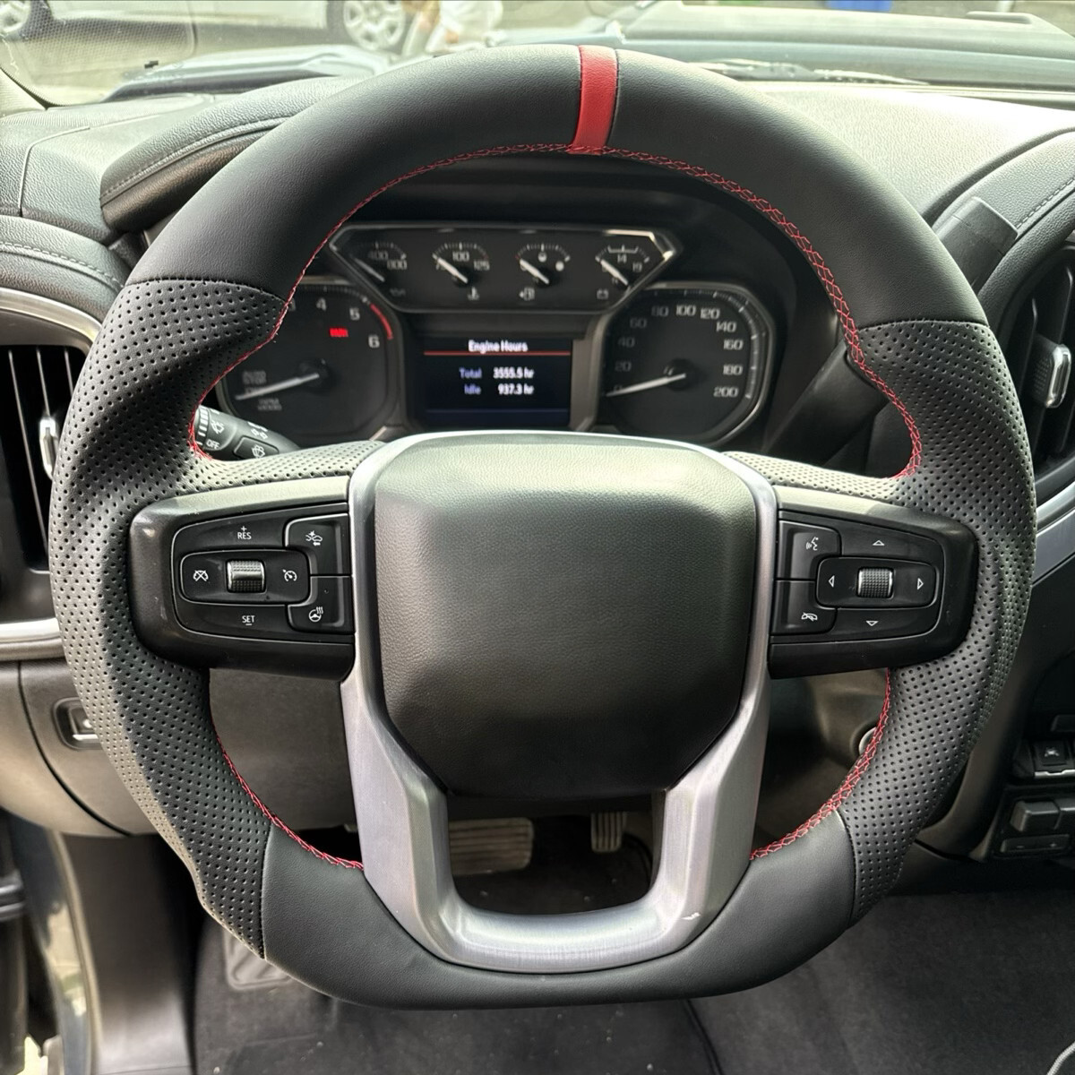 Full Leather Steering Wheel for GMC Sierra 1500 2500 3500 with HEATED 19-26