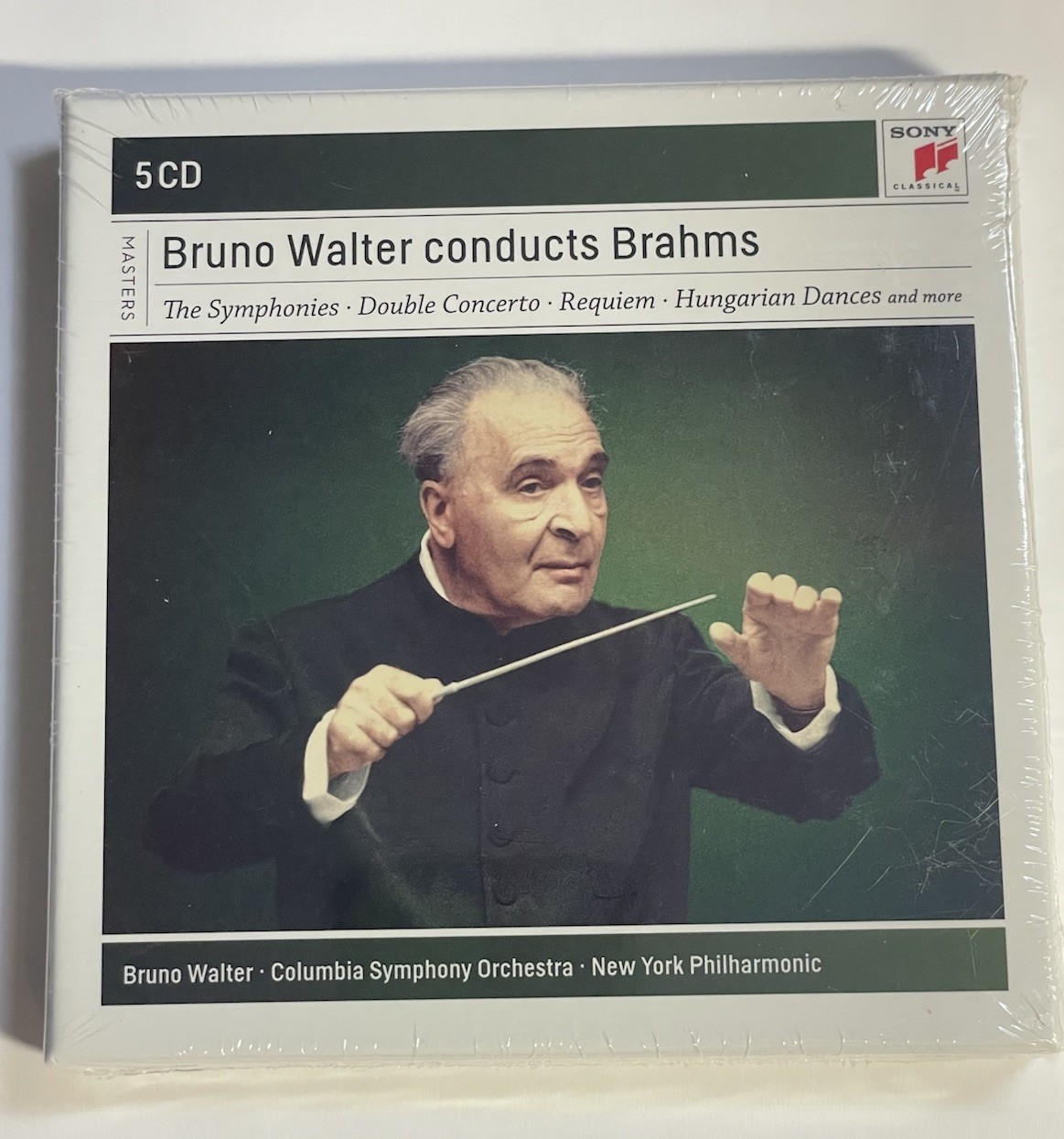 Bruno Walter Conducts Brahms 5 Cd SEALED Columbia Symphony Concerto Orchestra