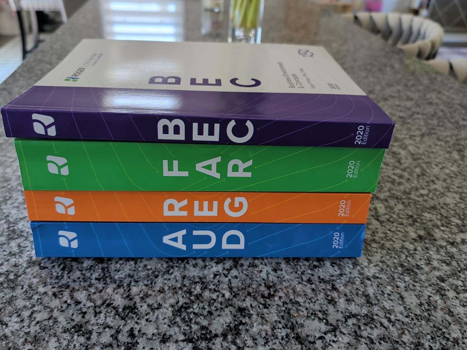 2020 UWORLD CPA EXAM REVIEW Prep SET of 4 books REG FAR ISC AUD ACCOUNTING ROGER