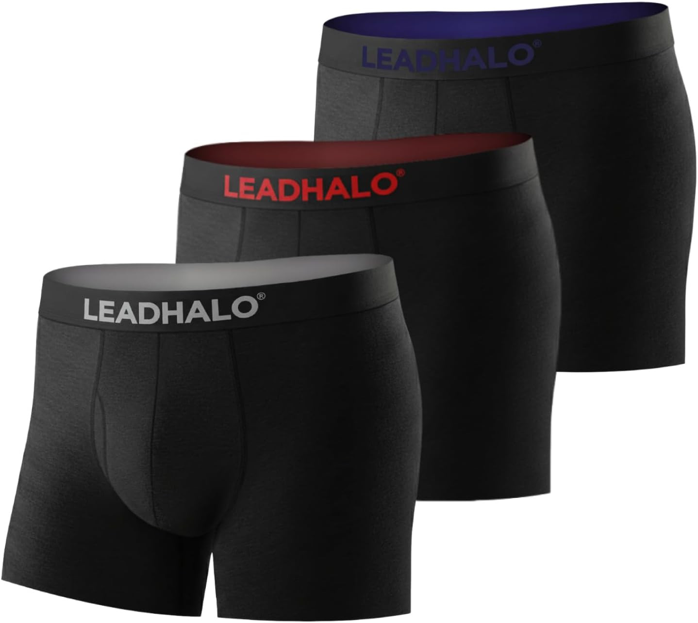 3 Pack Merino Wool Underwear for Men, Moisture Wicking Wool Boxers Briefs