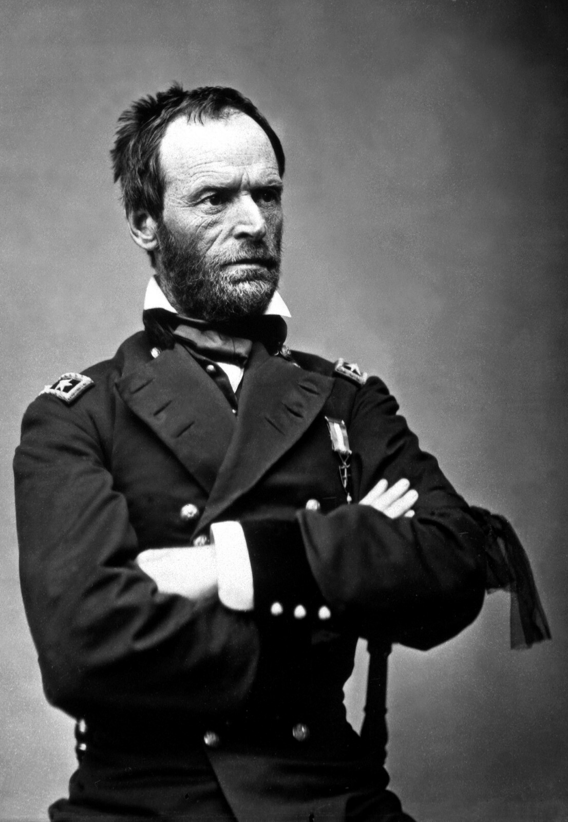 1865 General William T Sherman PHOTO Portrait US Army Civil War ATLANTA 