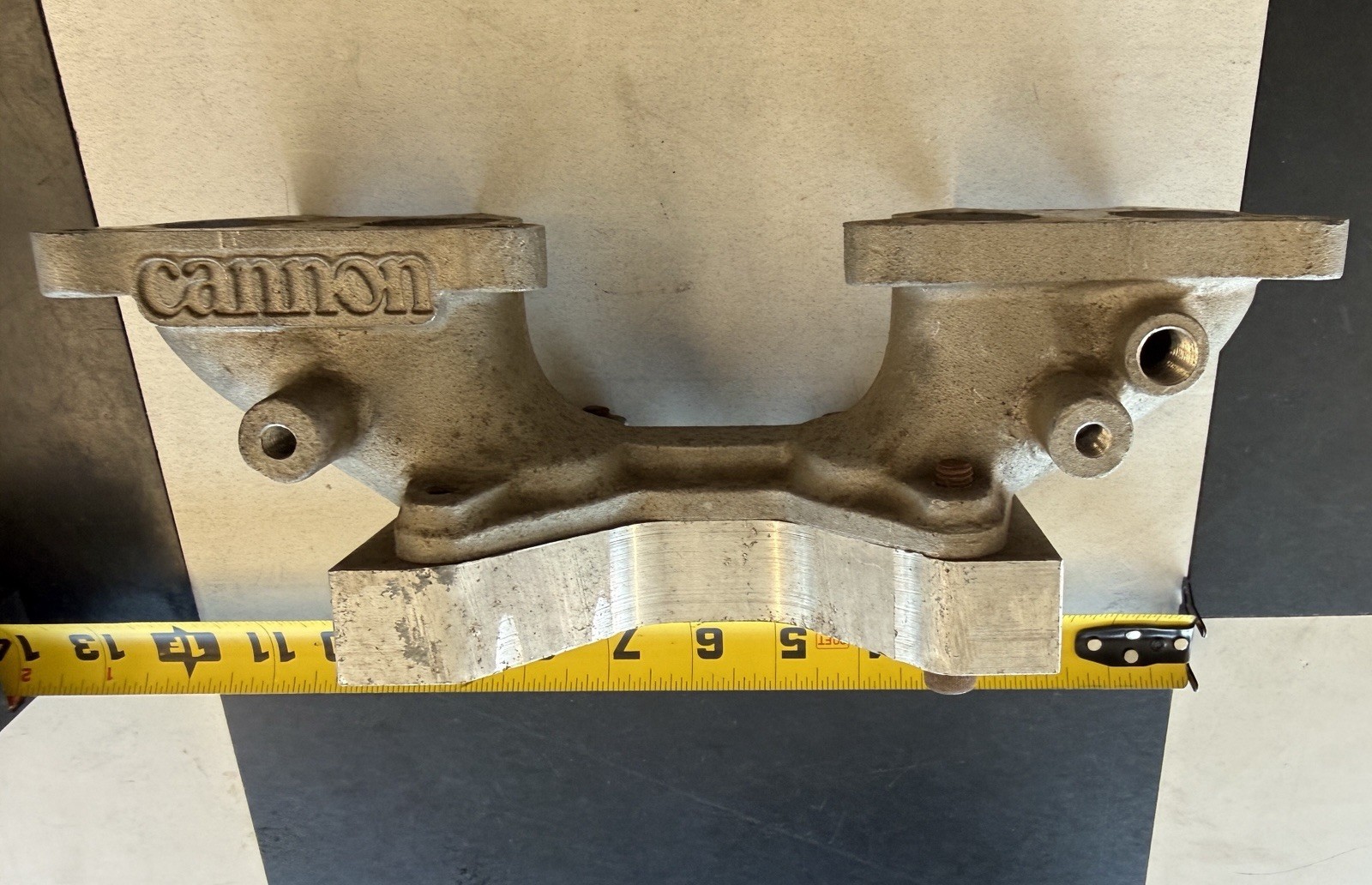 Vintage Cannon Intake Manifold for Single Weber Part # 821 Custom Ported Spacer