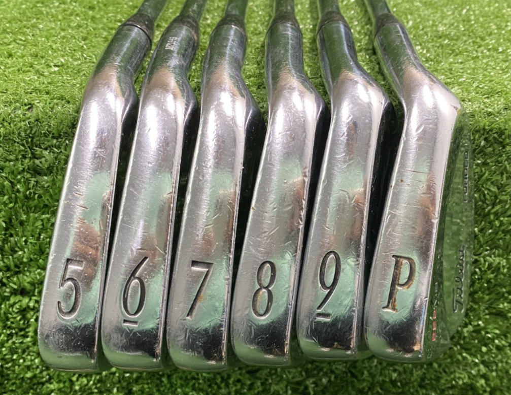 Titleist Forged 695 MB 5-9i+PW Iron Set / RH / Stiff Steel / New Grip / xx6919 Titleist Forged 695 MB 5-9i+PW Iron Set / RH / Stiff Steel / New Grip / xx6919