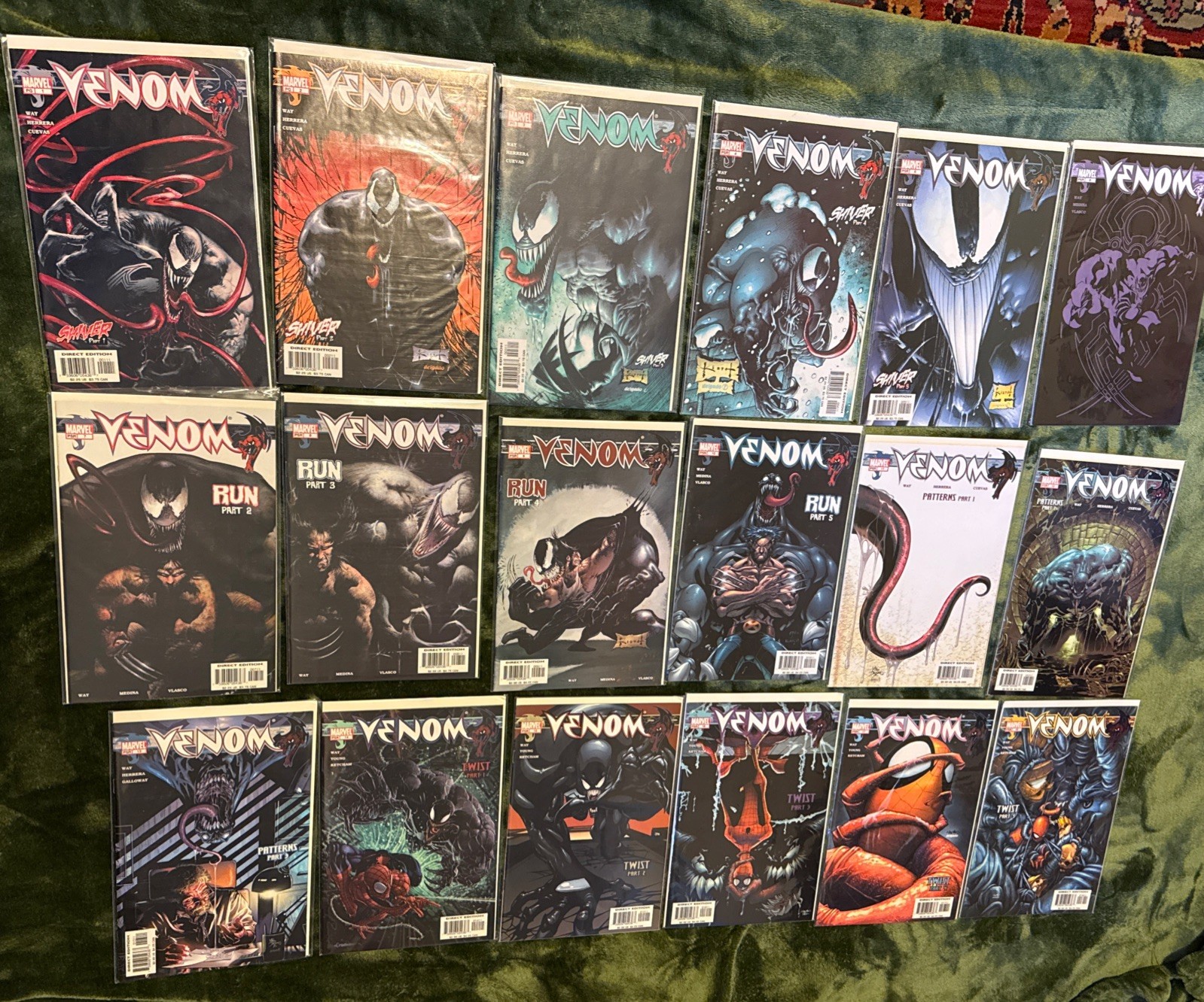 Venom #1-18 Complete Set Marvel Comics 2003-2004 Spider-Man, Wolverine ㅎㅎ
