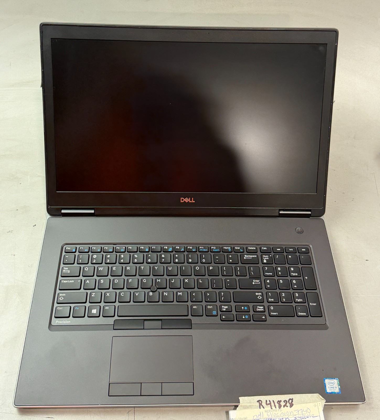 Dell Precision 7740 i9-9980HK / 32GB RAM / RTX 3000 / NO SSD -RL6712