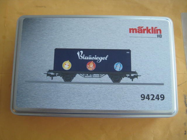 Marklin H0 94249 (4481-2004707) Blausiegel Kuhlwagen (Blue Seal Container) - NIB