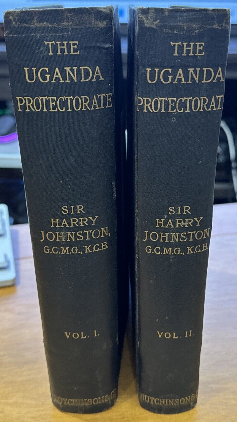 The Uganda Protectorate Sir Harry Johnston 1902, 2 vols, 1st Ed. Africa RARE
