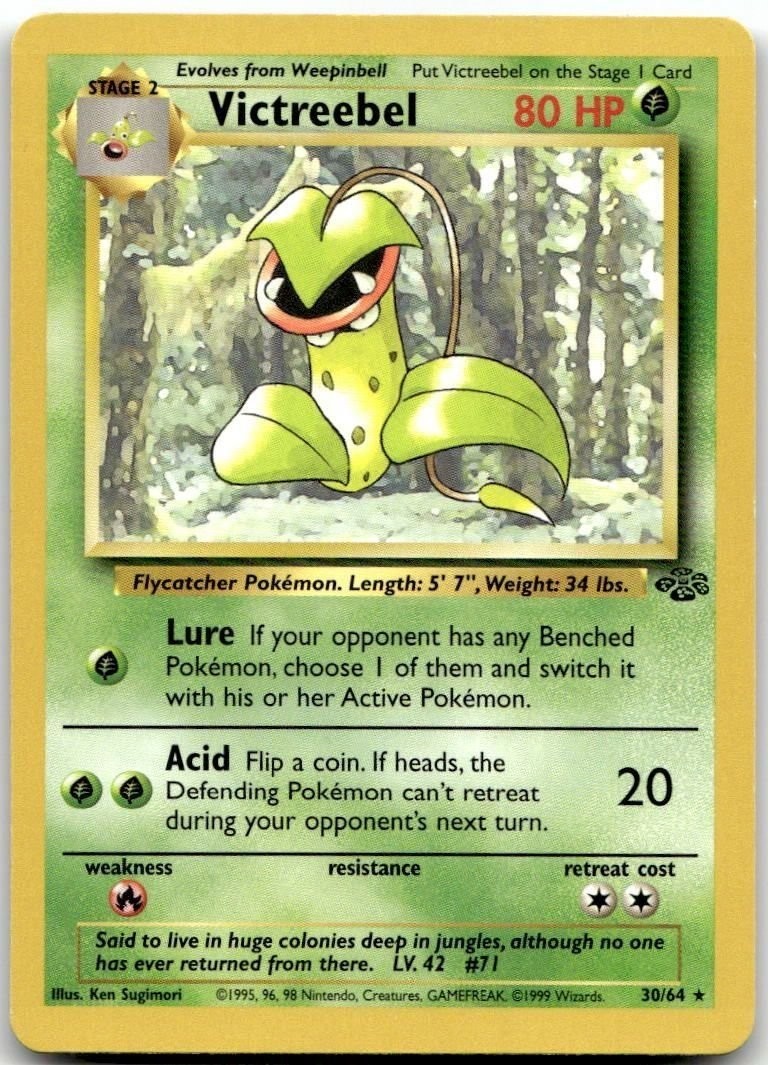 Victreebel (30) Jungle #30/64 Pokemon TCG Card LP
