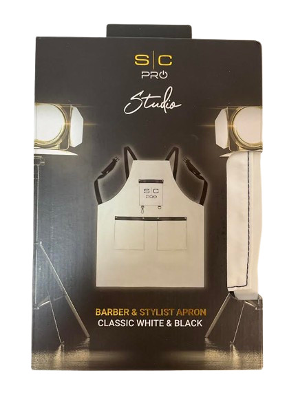 StyleCraft Studio Barber & Stylist Apron No-Tie Design Premium 100% Polyester StyleCraft Studio Barber & Stylist Apron No-Tie Design Premium 100% Polyester