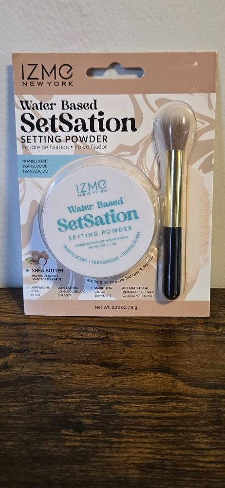 Izme New York Water Based SetSation Setting Powder Translucent Shea Butter Izme New York Water Based SetSation Setting Powder Translucent Shea Butter