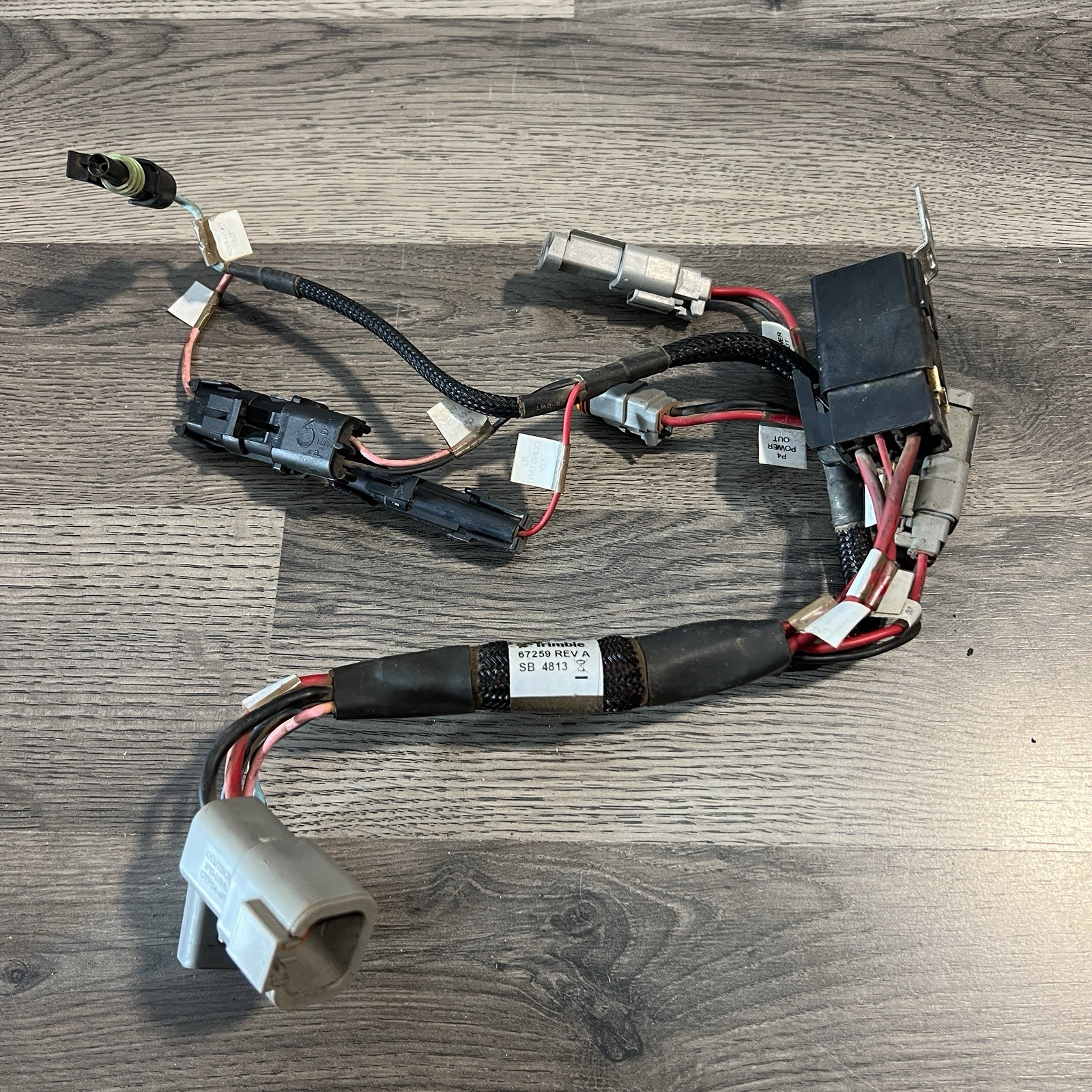 Trimble Harness 67259 GPS Power Cable Relay Switch CFX, GFX, FMX