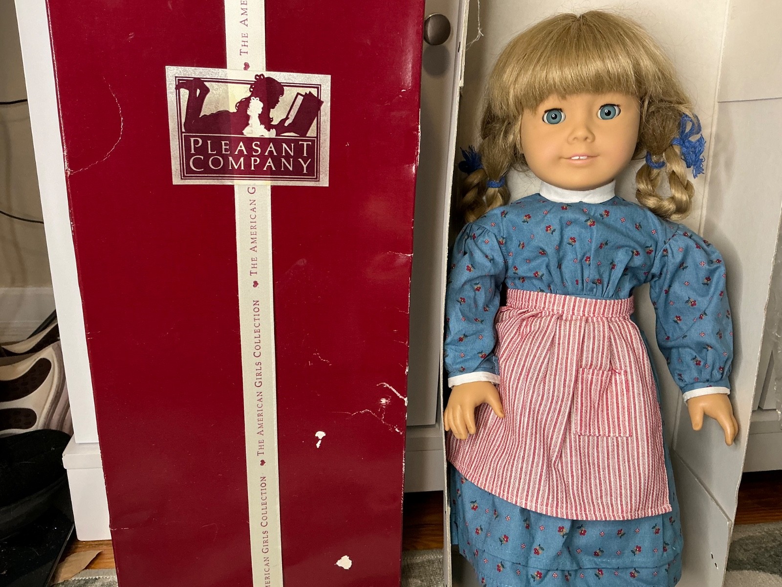 Pleasant Company Kirsten White Body American Girl Doll w 1987 Big Tooth w/box Pleasant Company Kirsten White Body American Girl Doll w 1987 Big Tooth w/box