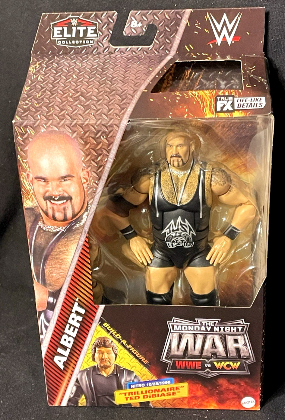 WWE Elite Monday Night War Albert New Mattel Trillionaire Ted Action Figure WWF WWE Elite Monday Night War Albert New Mattel Trillionaire Ted Action Figure WWF