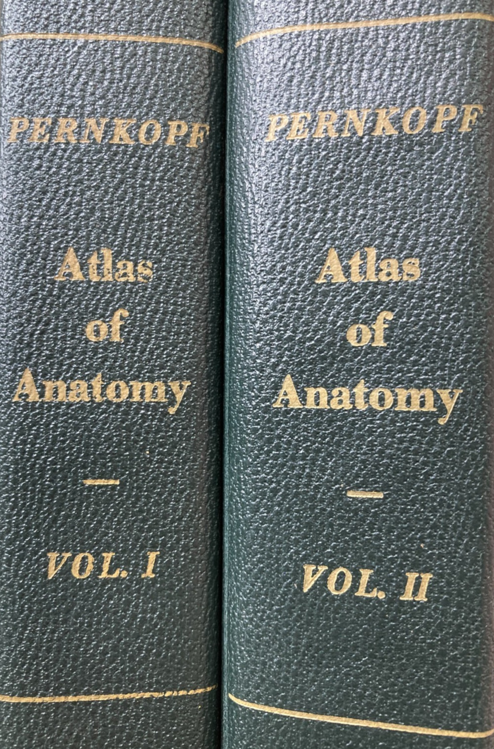 Pernkopf's ATLAS OF ANATOMY (2 Volume Set, 1963-64 ; 1st English Edition)