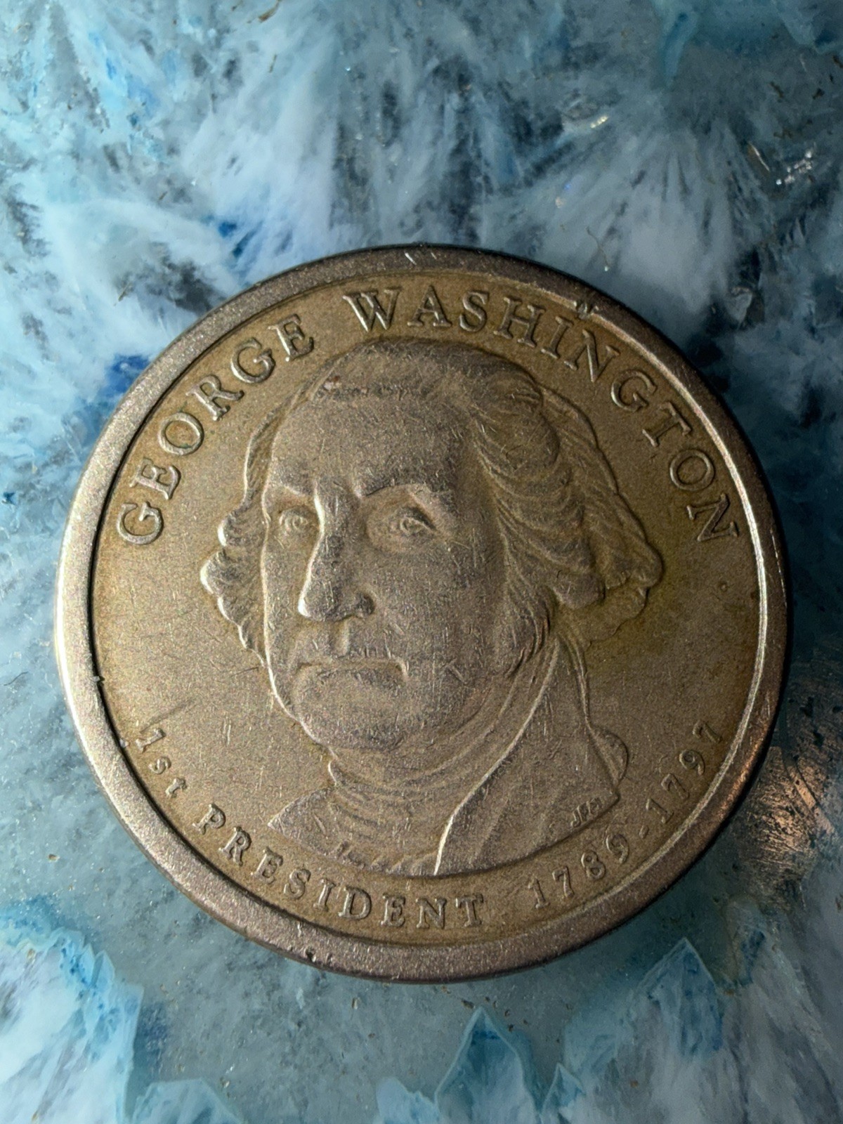 GEORGE WASHINGTON 1ST President (1789-1797) 2007 (D) US One Dollar Coin