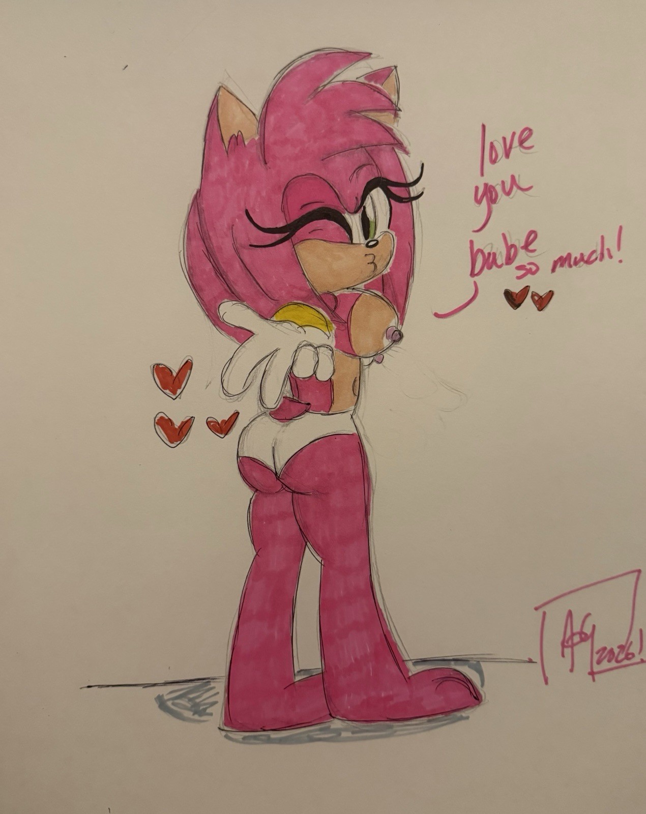 Amy Rose Original Art