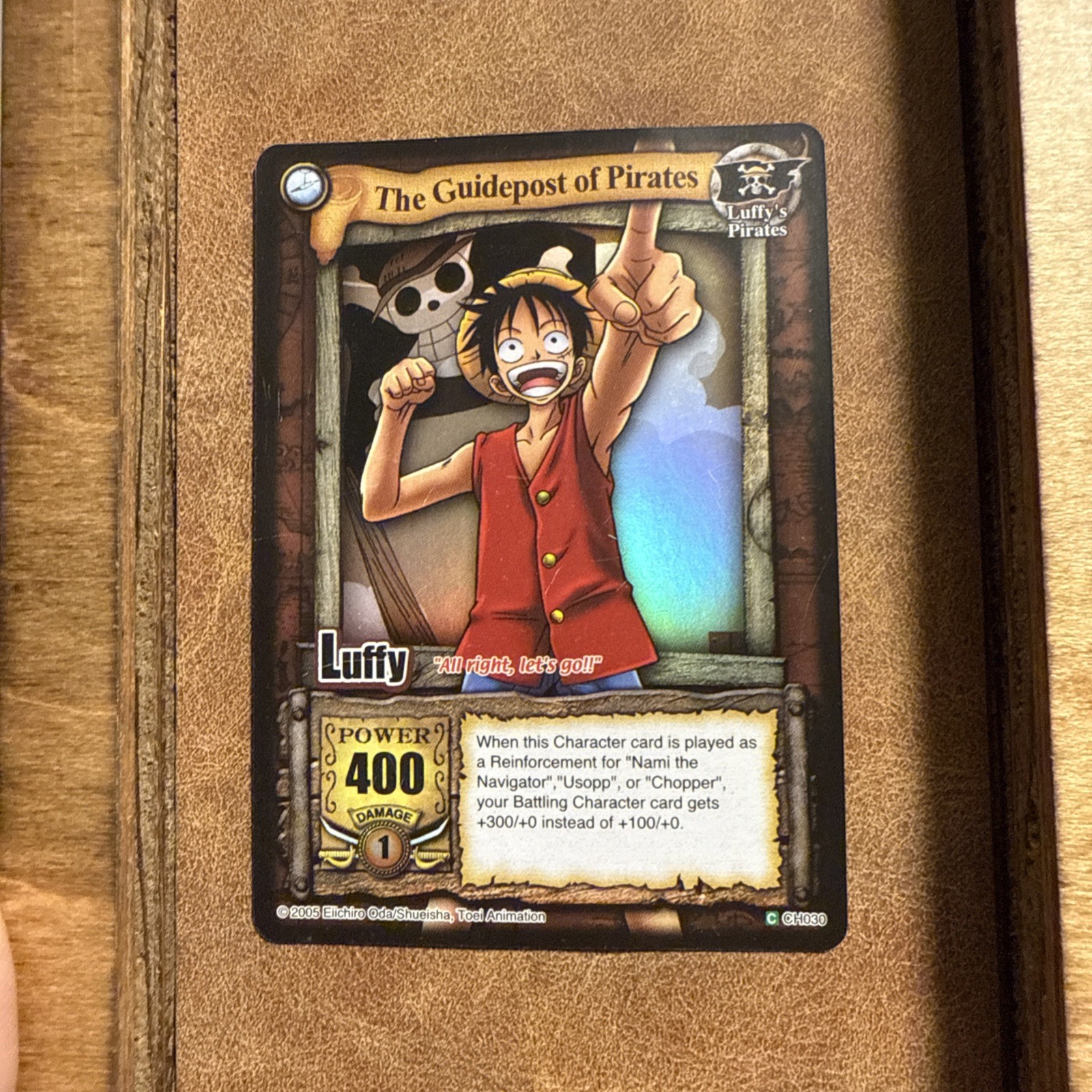 2005 The Quest Begins One Piece Luffy Foil CH030 The Guidepost Of Pirates 2005 The Quest Begins One Piece Luffy Foil CH030 The Guidepost Of Pirates