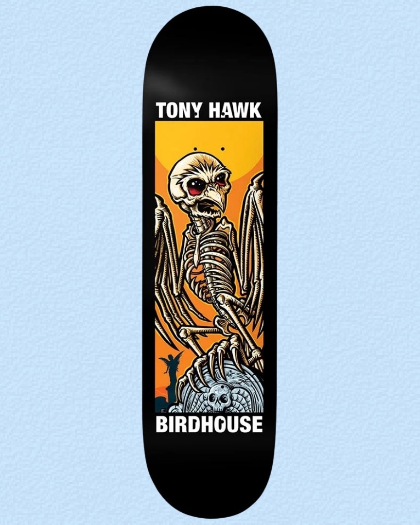 RARE Birdhouse Skateboard Deck Tony Hawk Second Life Tim Baron Art 8.0\ RARE Birdhouse Skateboard Deck Tony Hawk Second Life Tim Baron Art 8.0\