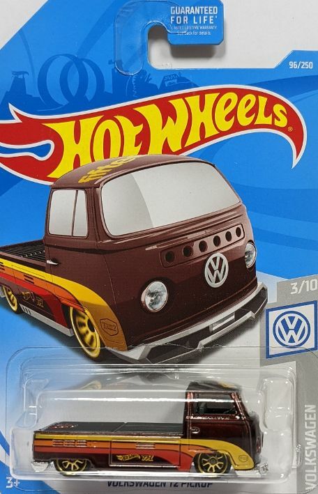 2019 Hot Wheels SUPER Treasure Hunt VOLKSWAGEN T2 PICKUP 3/10*^ 2019 Hot Wheels SUPER Treasure Hunt VOLKSWAGEN T2 PICKUP 3/10*^
