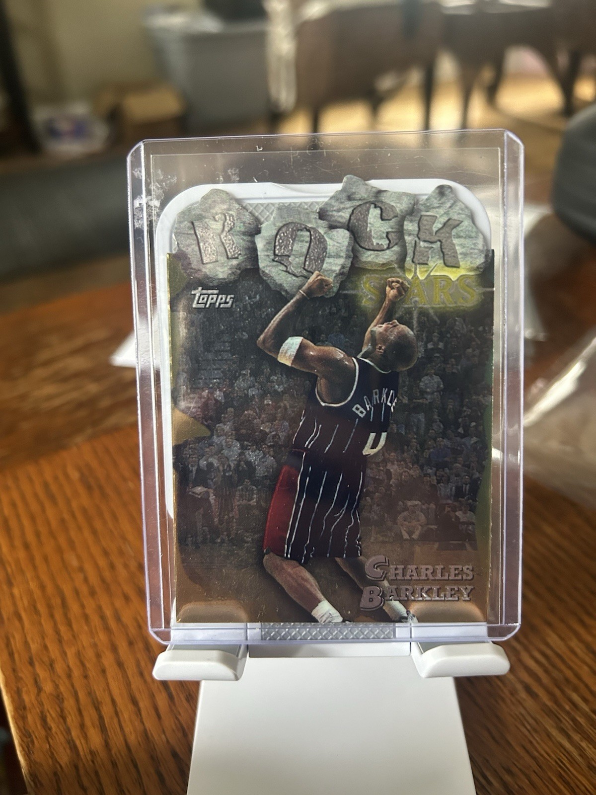 Topps 1997-98 Rock Stars Insert Charles Barkley Houston Rockets #RS4 Topps 1997-98 Rock Stars Insert Charles Barkley Houston Rockets #RS4