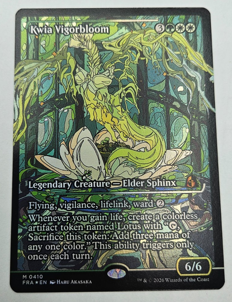 MTG Kwia Vigorbloom (SHOWCASE) (0410) - Reality Fracture (FRA) Foil
