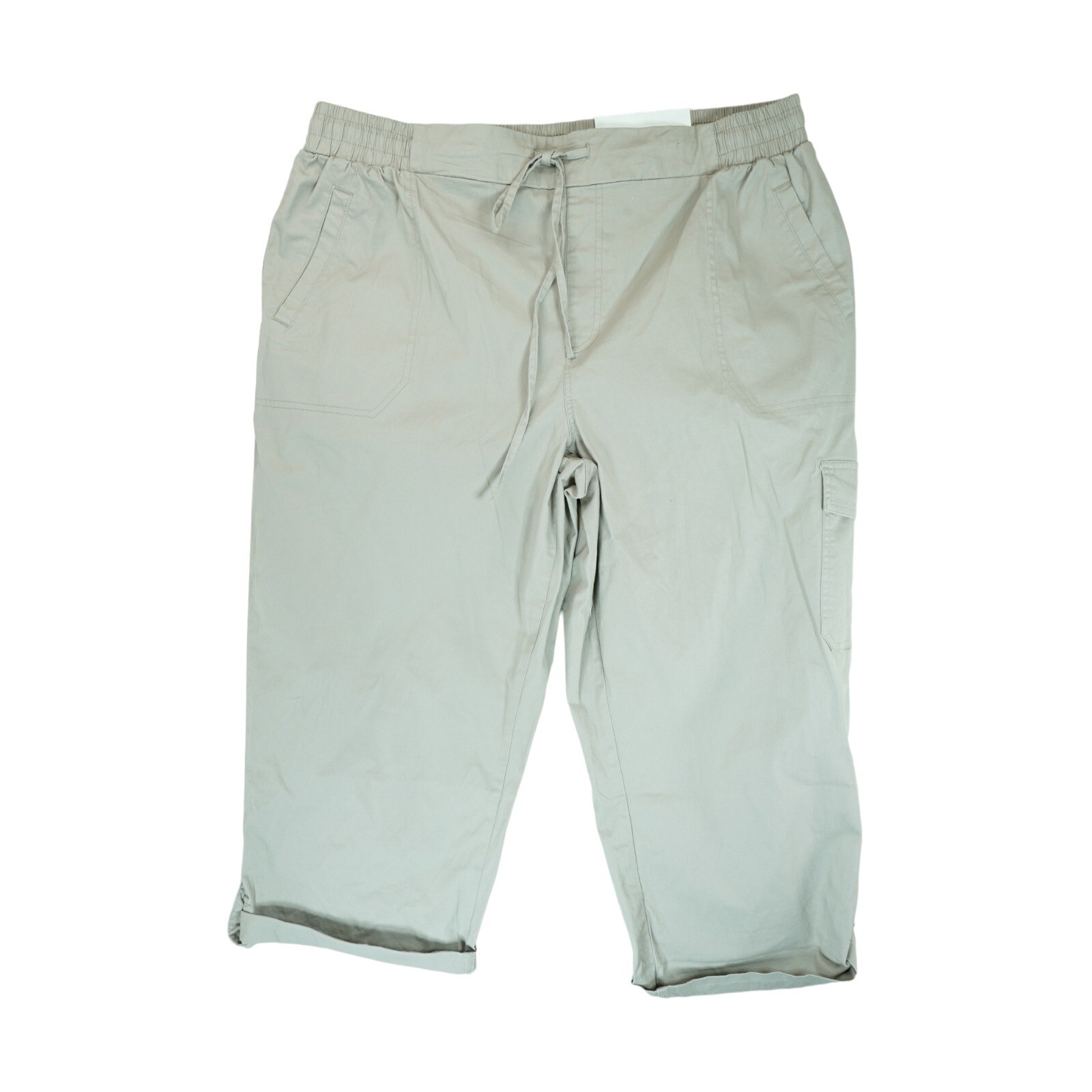 NWT Cato Mid Rise Crop Pants Beige ~ Women\'s ~ Size XL ~ Cotton/Spandex NWT Cato Mid Rise Crop Pants Beige ~ Women\'s ~ Size XL ~ Cotton/Spandex