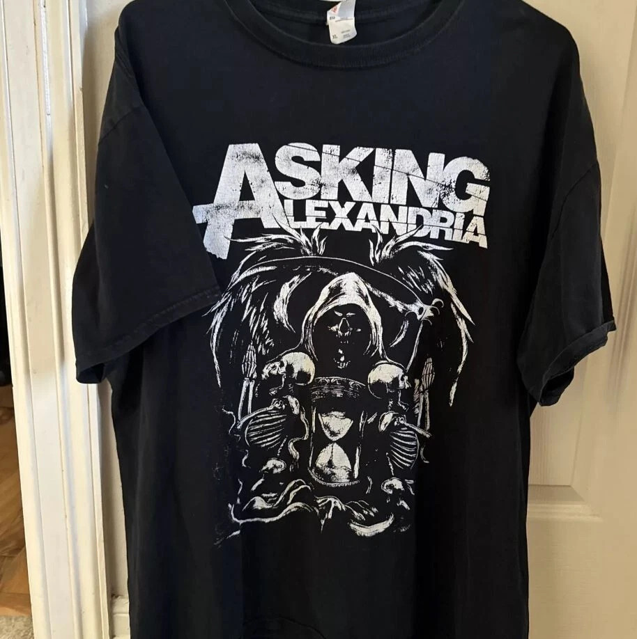 Asking Alexandria Shirt, Asking Alexandria Black T-shirt Unisex Vtg S-5XL