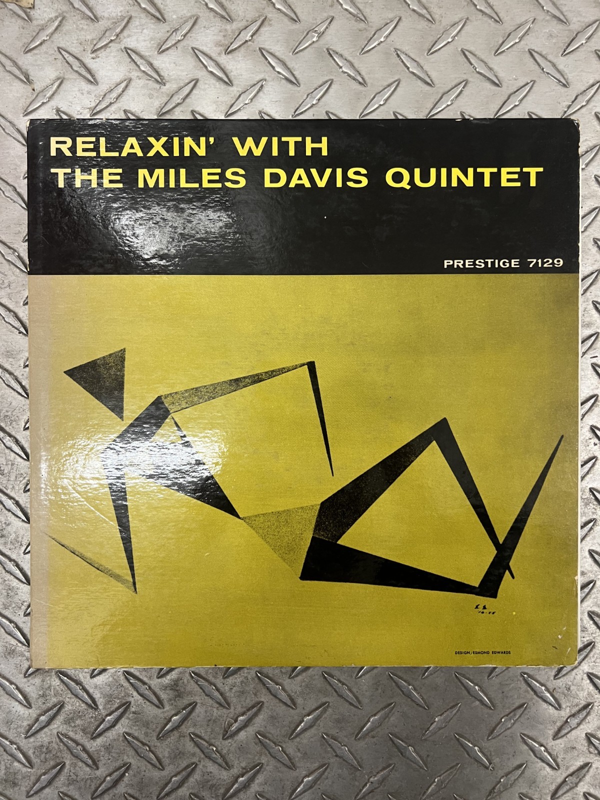 Miles Davis Quintet Relaxin LP Prestige 7129 DG mono John Coltrane