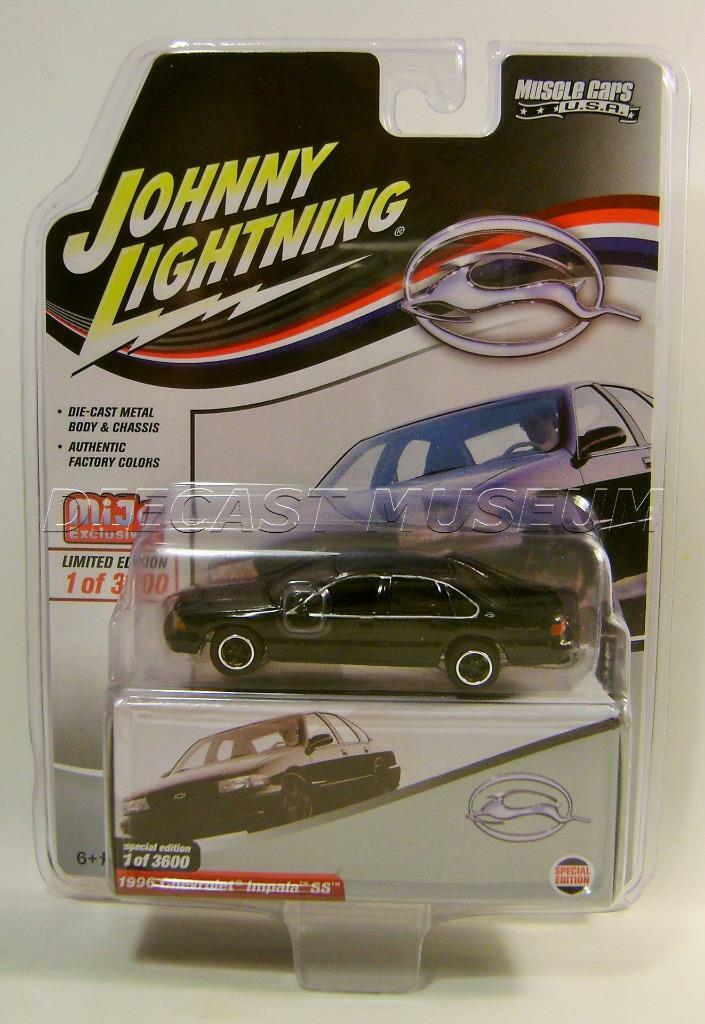 1996 \'96 CHEVY IMPALA SS BLACK MIJO EDITION JOHNNY LIGHTNING DIECAST 2022
