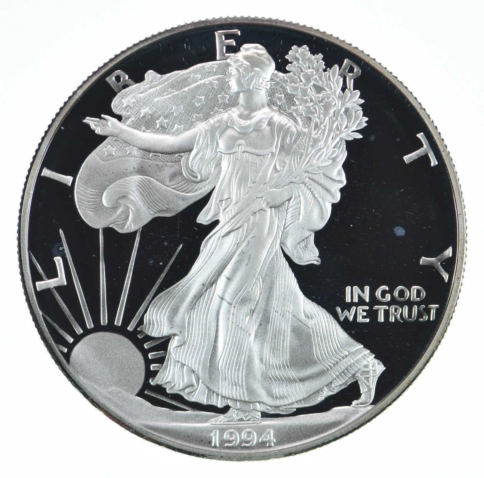 1994-P American Silver Eagle Proof Coin 1 Oz 1994-P American Silver Eagle Proof Coin 1 Oz