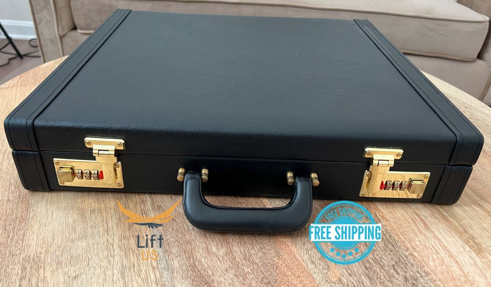 Original Leather Masonic Regalia Apron Hard Case Briefcase MM or WM Mason Size