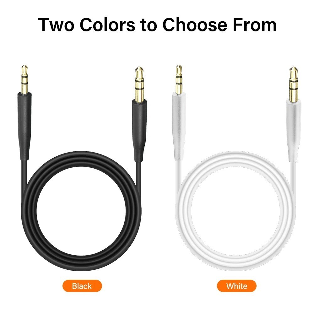 3.5mm to 2.5mm AUX Audio Cable 1.5M Male Cord for Bose JBL AKG Headphones