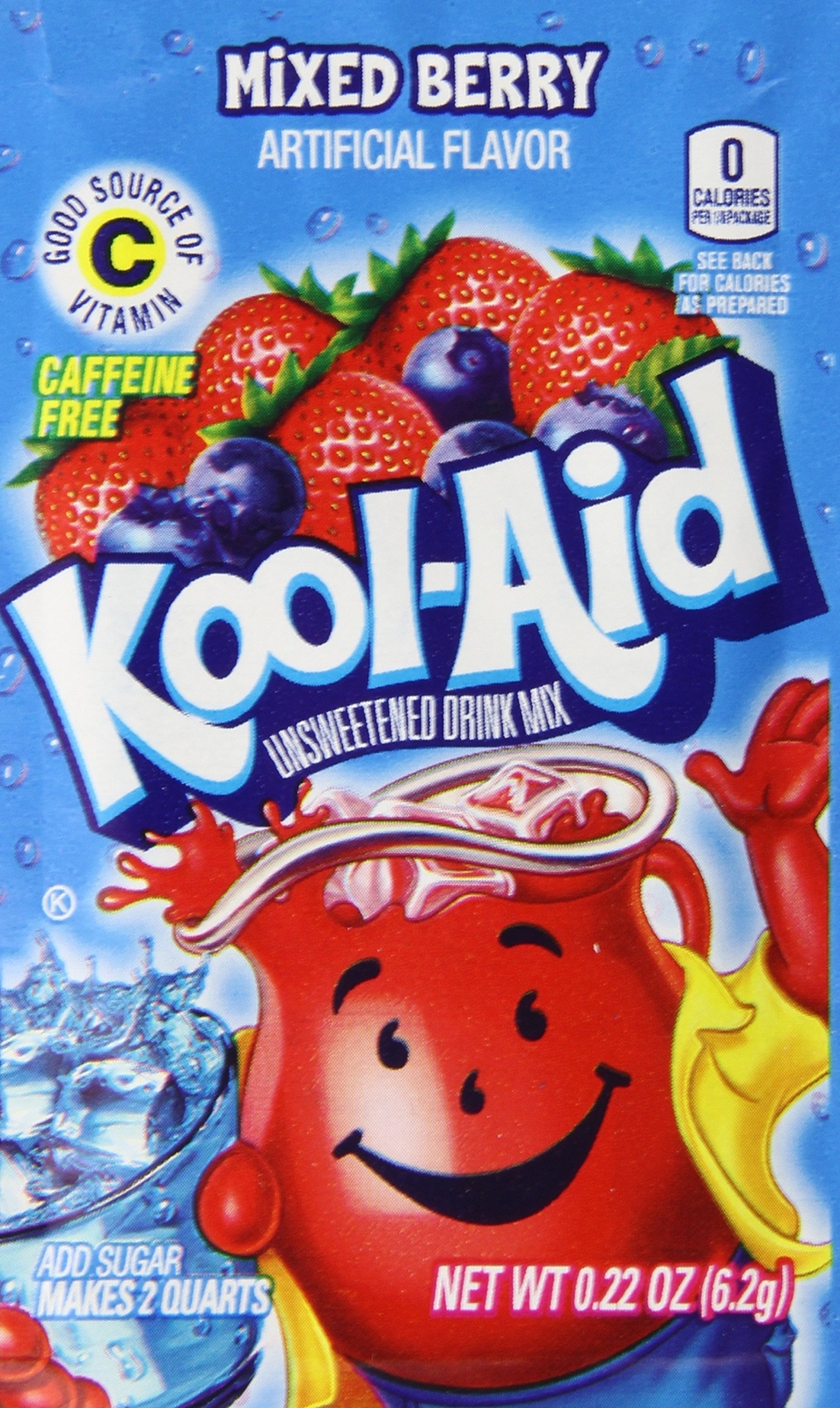 Kool Aid Twists Mixed Berry Drink Mix, (Pack of 48)