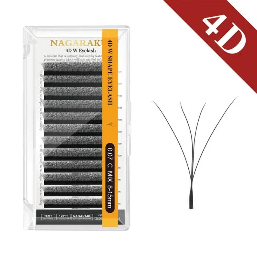 NAGARAKU Automatic Flowering 3D 4D 5D 6D 7D 8D W Shape All Size Premade Fans Eye