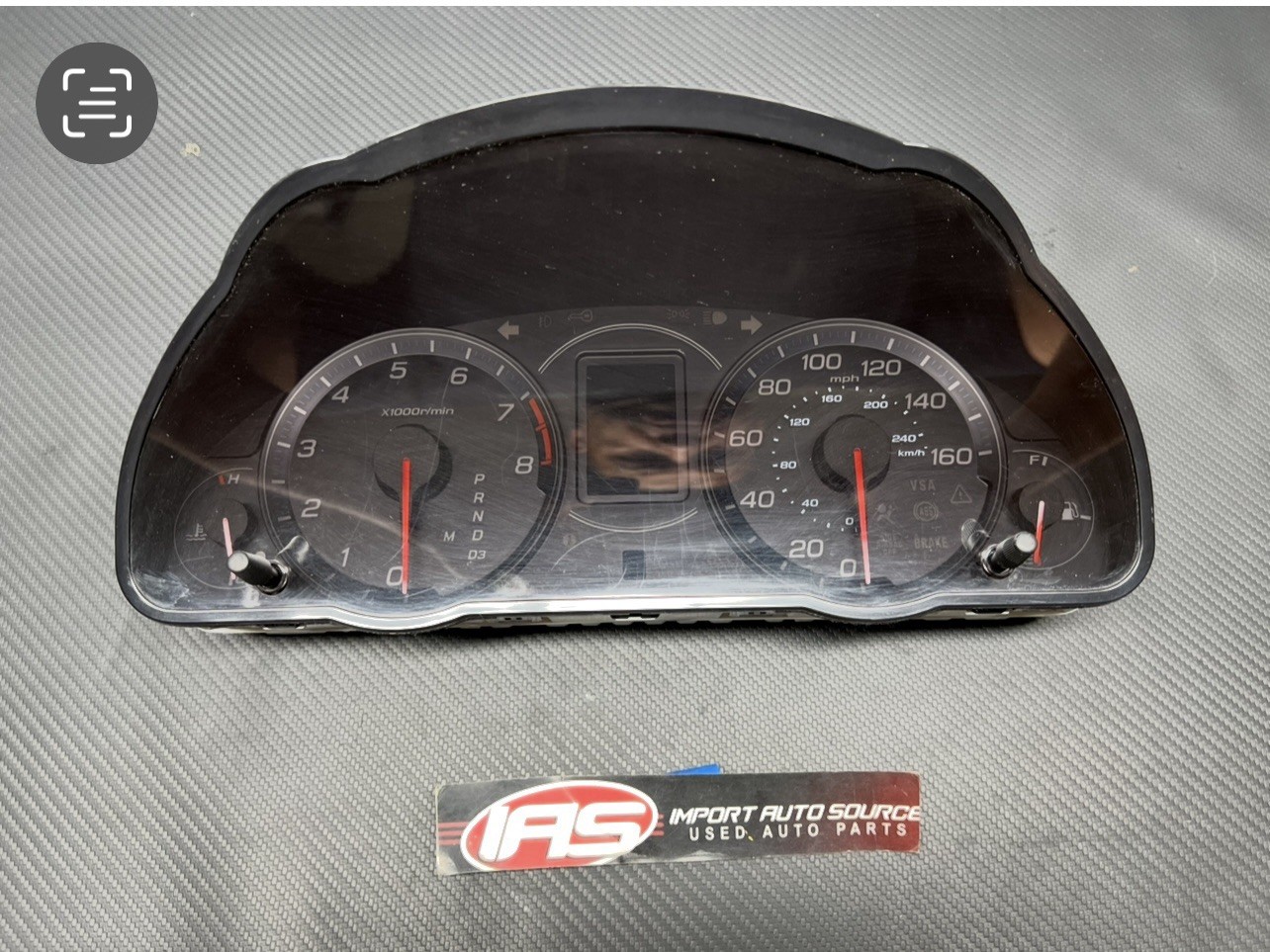 2006-2008 Acura TSX Speedometer Cluster A/T Auto Gauge Cluster OEM 66K 2006-2008 Acura TSX Speedometer Cluster A/T Auto Gauge Cluster OEM 66K