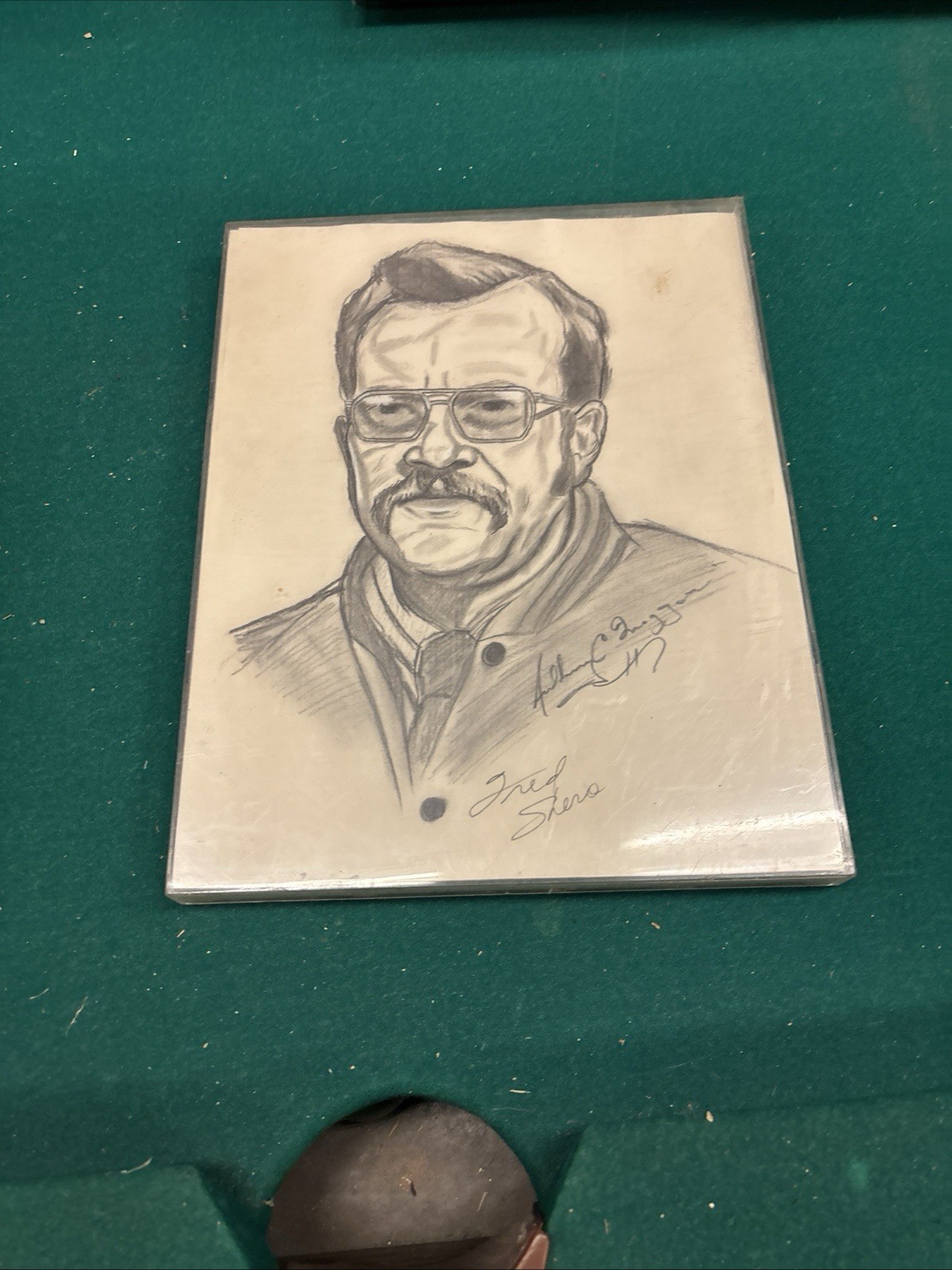 pencil sketch of Fred Shero, the former head coach of the Philadelphia Flyers. pencil sketch of Fred Shero, the former head coach of the Philadelphia Flyers.
