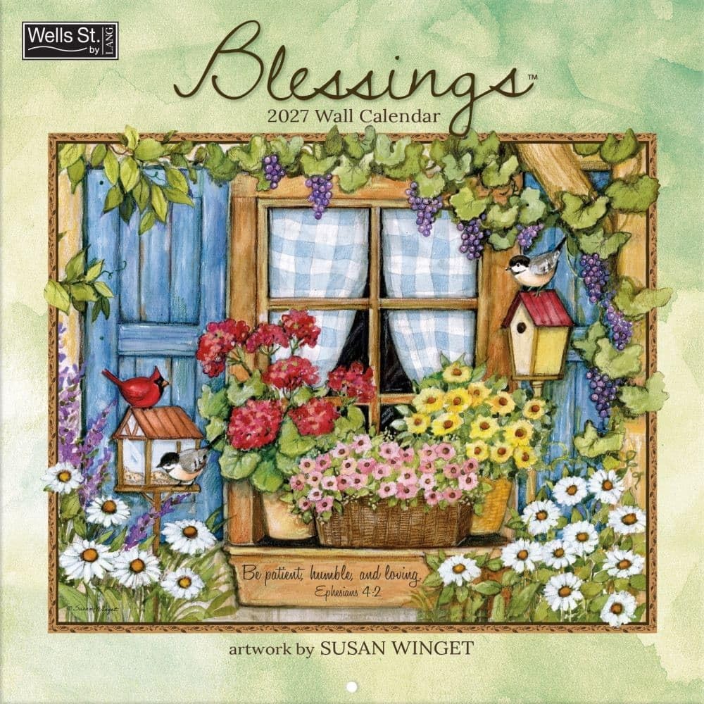 Lang Brands, LLC, Blessings 2027 Wall Calendar by Susan Winget Lang Brands, LLC, Blessings 2027 Wall Calendar by Susan Winget