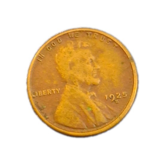 RARE 1925 S  Lincoln Cent  Mint State  +++