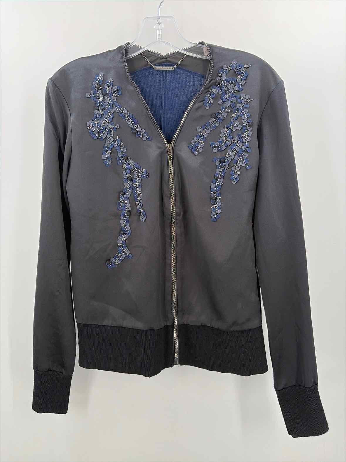 Pre-Owned Elie Tahari Black Size Medium Long Sleeve Blouse Pre-Owned Elie Tahari Black Size Medium Long Sleeve Blouse