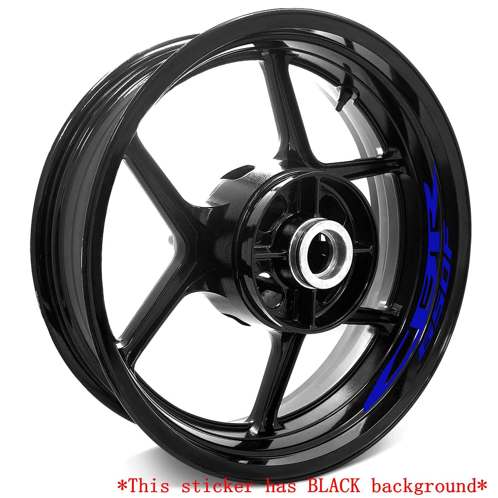 Letter Wheel Rim Decal Sticker For Honda CBR650F 2014-2018